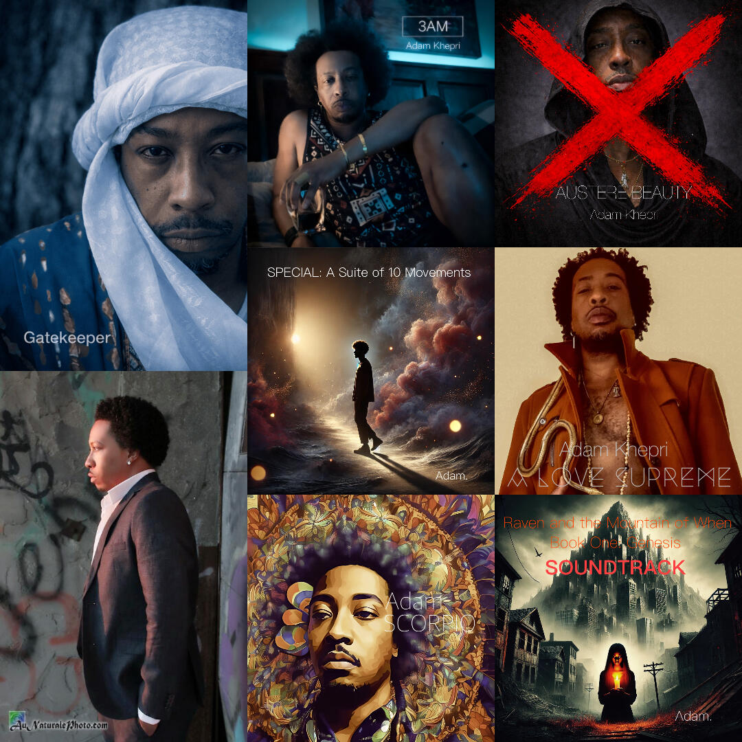 SOUND Each project I create is a transmission of sound, story, and spirit — crafted for those navigating both the seen and unseen. Explore my latest works below. ⸻ Featured Works: Gatekeeper: A Spiritual Suite → A spiritual suite about thresholds, death, and